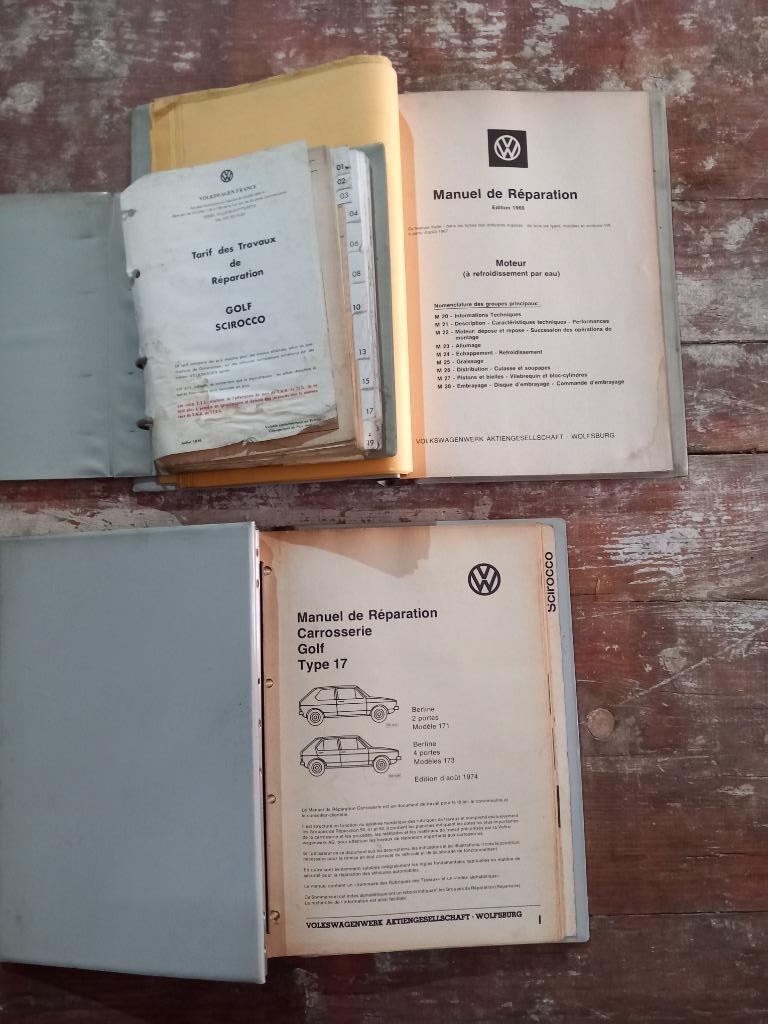VW Golf I, Scirocco, Passat, catalogues divers, Livres, Enlèvement, Utilisé, Volkswagen