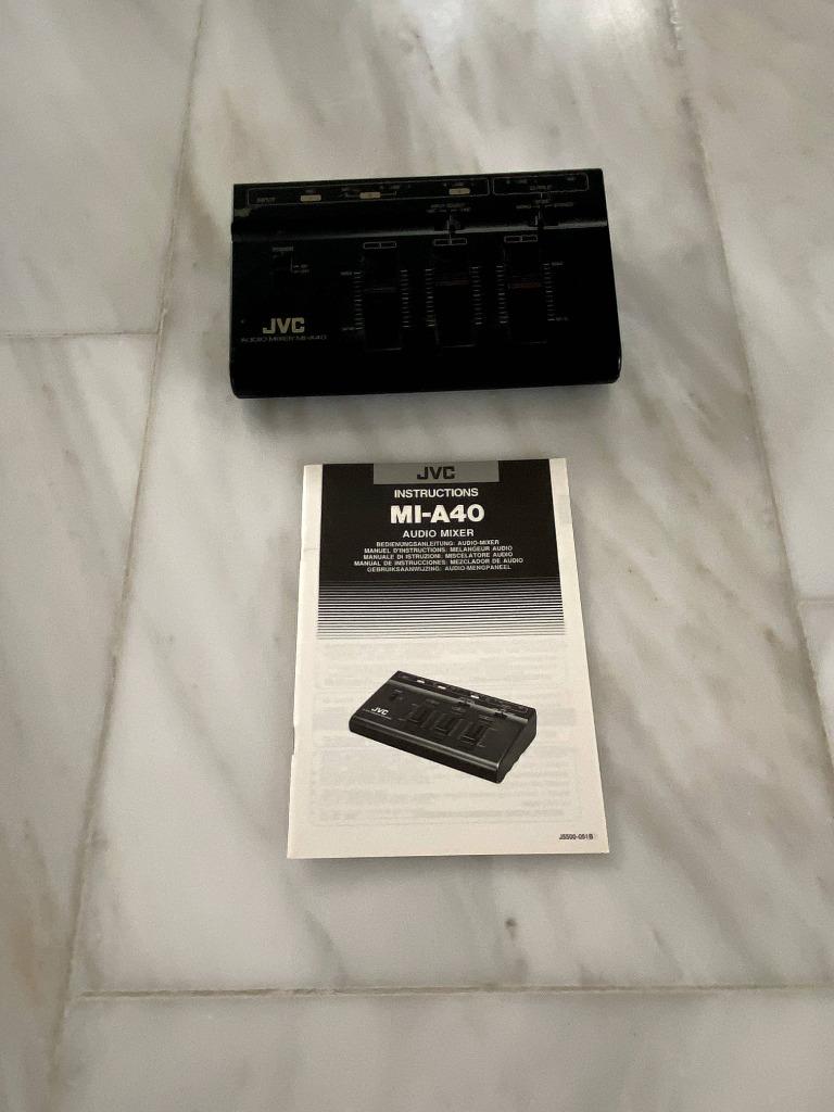 audio mixer JVC TYPE MI-A40, Muziek en Instrumenten, Mengpanelen, Ophalen, Zo goed als nieuw