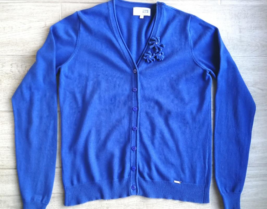 Gilet bleu Like new - Terre Bleue - taille 176, Enlèvement ou Envoi, Pull ou Veste, Comme neuf, Terre bleue