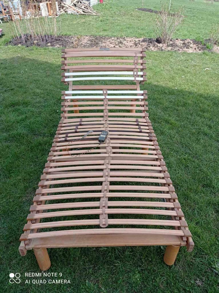 Sommier électrique, Ophalen, Gebruikt, 90 cm, Eenpersoons
