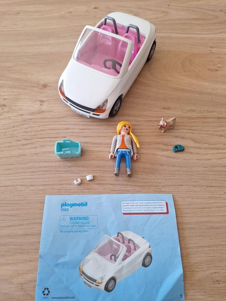 playmobil 5585 voiture cabriolet, Enlèvement, Utilisé