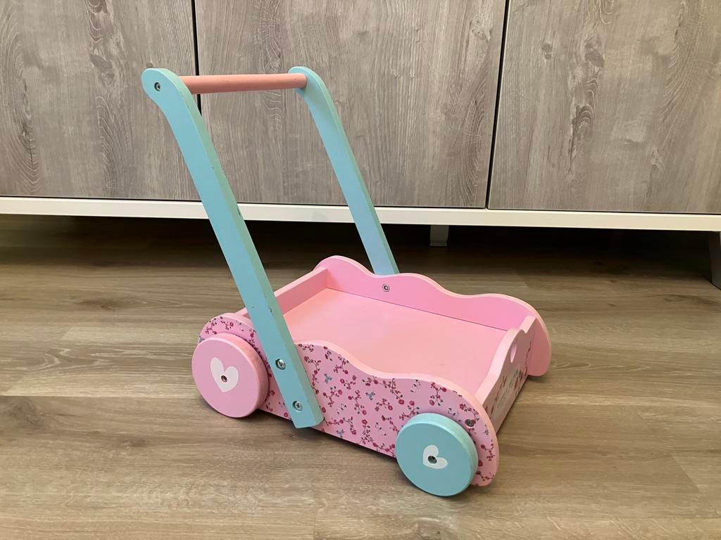 Little dutch houten loopwagentje, Ophalen