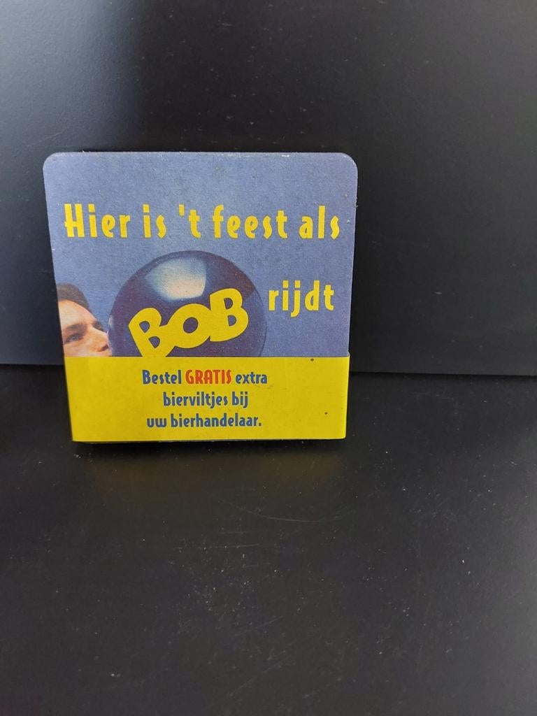 Bierviltjes BOB, Ophalen of Verzenden, Zo goed als nieuw, Viltje(s), Overige merken