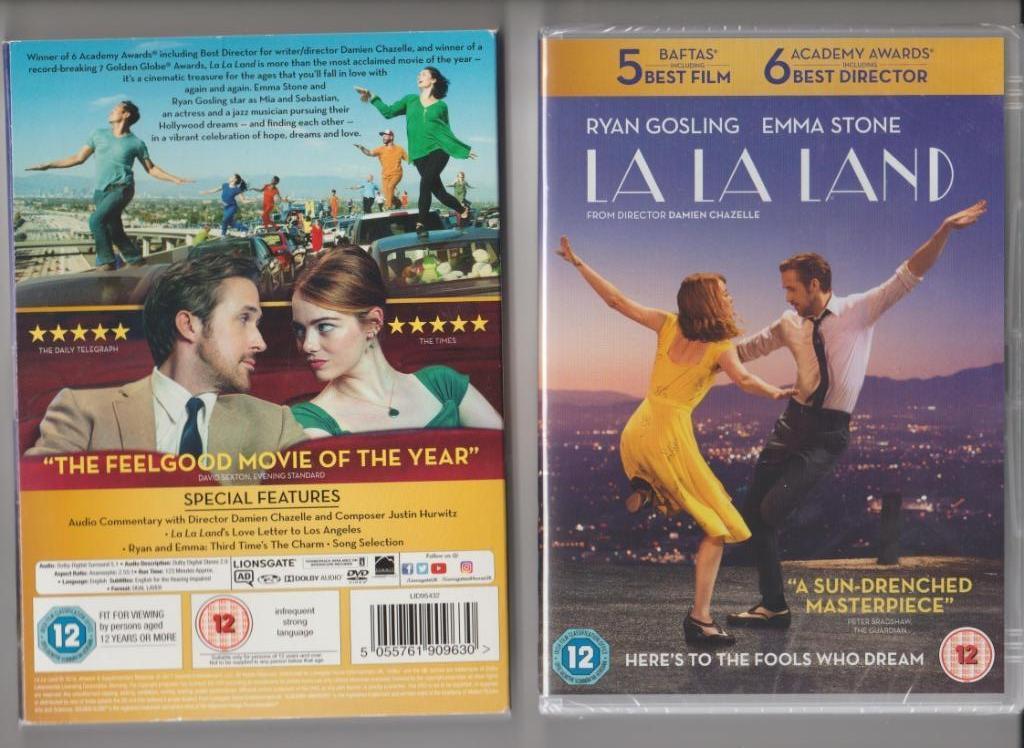 DVD LA LA Land ongeopend !, Cd's en Dvd's, Verzenden, Nieuw in verpakking, Overige genres
