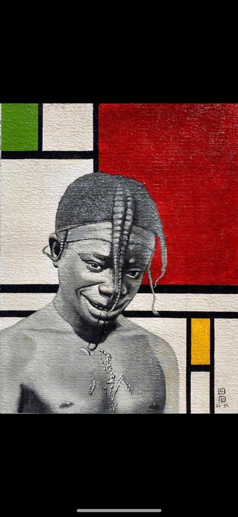 Origineel werk — Lourdes Nelly, Antiek en Kunst, Kunst | Schilderijen | Modern, Ophalen of Verzenden