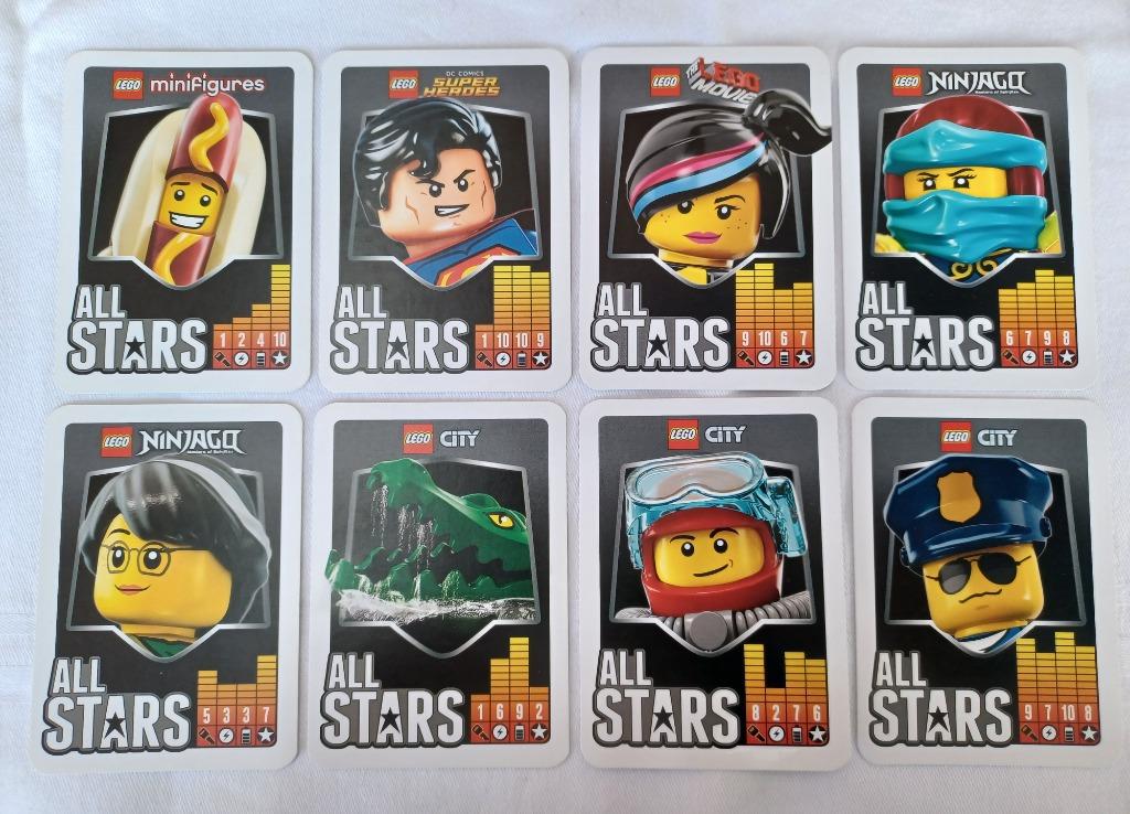 Cartes Lego All Stars - Delhaize, Enlèvement ou Envoi, Comme neuf, Plusieurs images