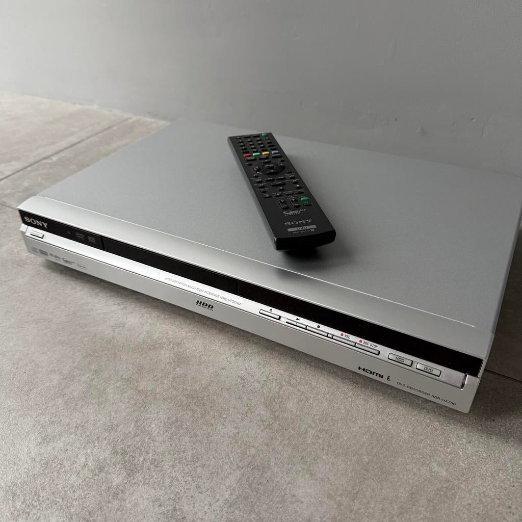 Sony RDR-HX750 DVD Recorder, Ophalen of Verzenden, Gebruikt, Harddiskrecorder, Met dvd-recorder