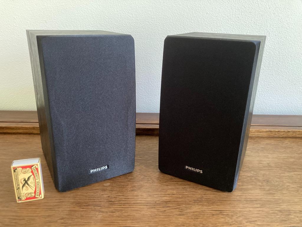Mini haut-parleurs Philips DCM186, boîtes à sons, 4 ohms, DC, Enlèvement ou Envoi, Comme neuf, Haut-parleurs Frontaux, Arrière ou Stéréo