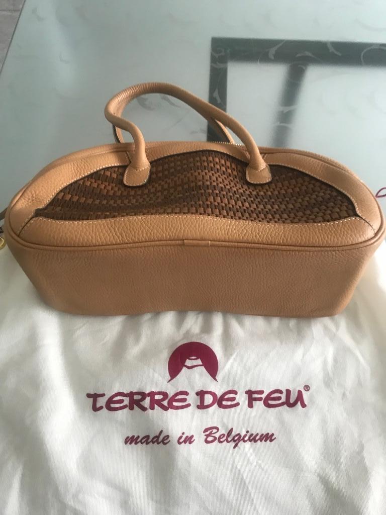 Nieuwe handtas Terre De Feu met gratis verzending, Enlèvement ou Envoi, Neuf, Brun, Sac à main