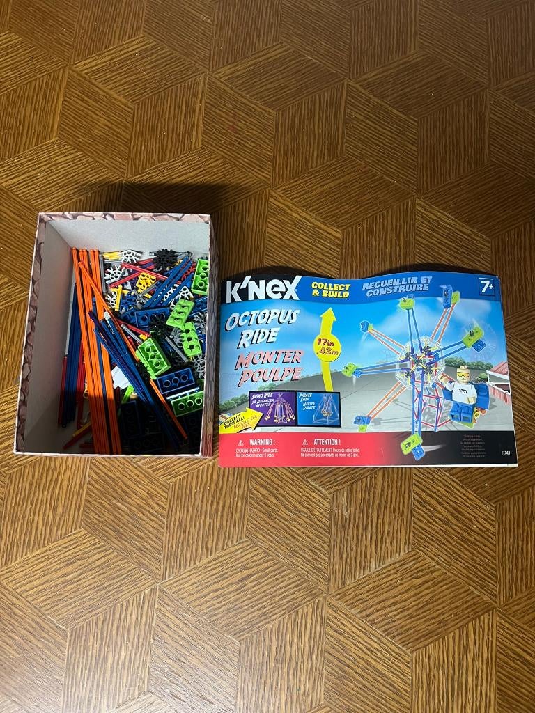 K'NEX Octopus Ride, Kinderen en Baby's, Speelgoed | Duplo en Lego, Ophalen of Verzenden, Zo goed als nieuw, Losse stenen