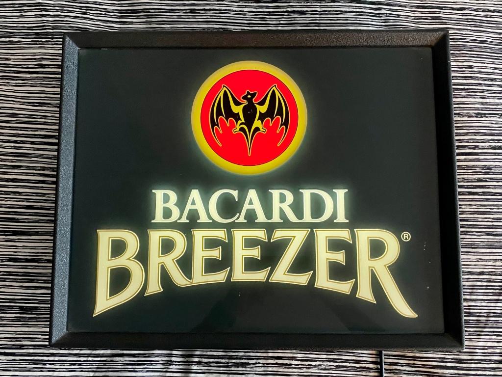 Bacardi Breezer Lichtbak, Enlèvement, Utilisé, Table lumineuse ou lampe (néon)