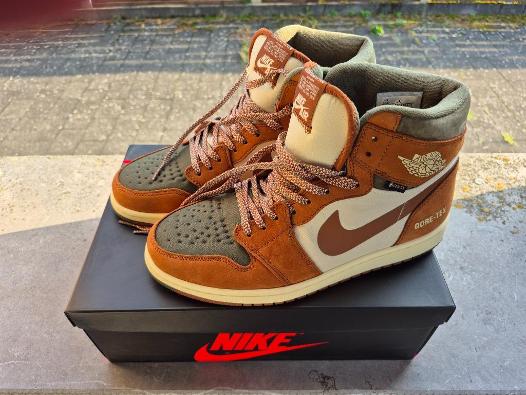 Air Jordan 1 rétro à haute teneur en Gore-Tex beige olive, Vêtements | Hommes, Chaussures, Neuf, Baskets, Autres couleurs, Enlèvement