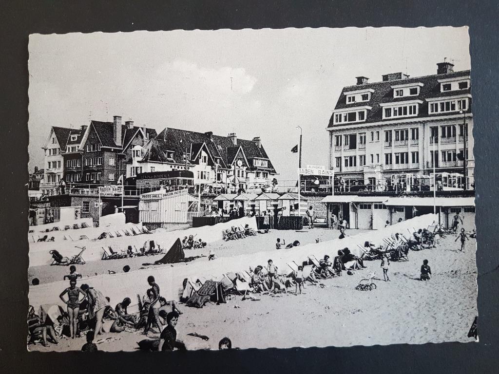 Postkaart De Haan a/Zee Coq s/Mer La plage Strand, Enlèvement ou Envoi, 1960 à 1980, Non affranchie, Flandre Occidentale