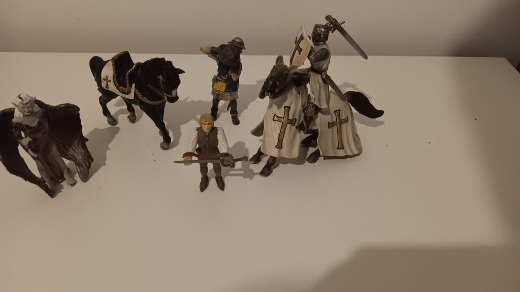 schleich fantasy/ridder lot, Ophalen of Verzenden, Gebruikt