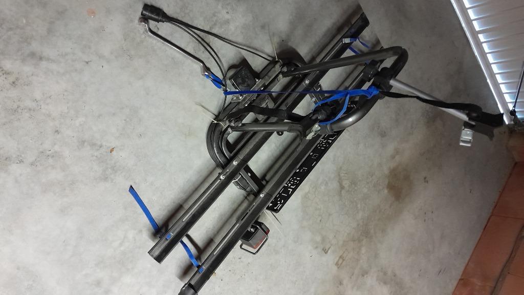 dubbel fietsenrek trekhaak, Enlèvement, Comme neuf