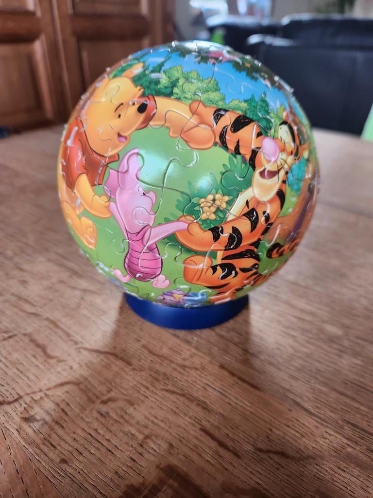 puzzle ball 3D Winnie l'ourson (ravensburger), Enlèvement ou Envoi, Plus de 50 pièces, Utilisé, 6 ans ou plus