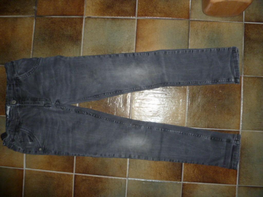 zwarte jongens jeans, maat 146., Enlèvement ou Envoi, Utilisé