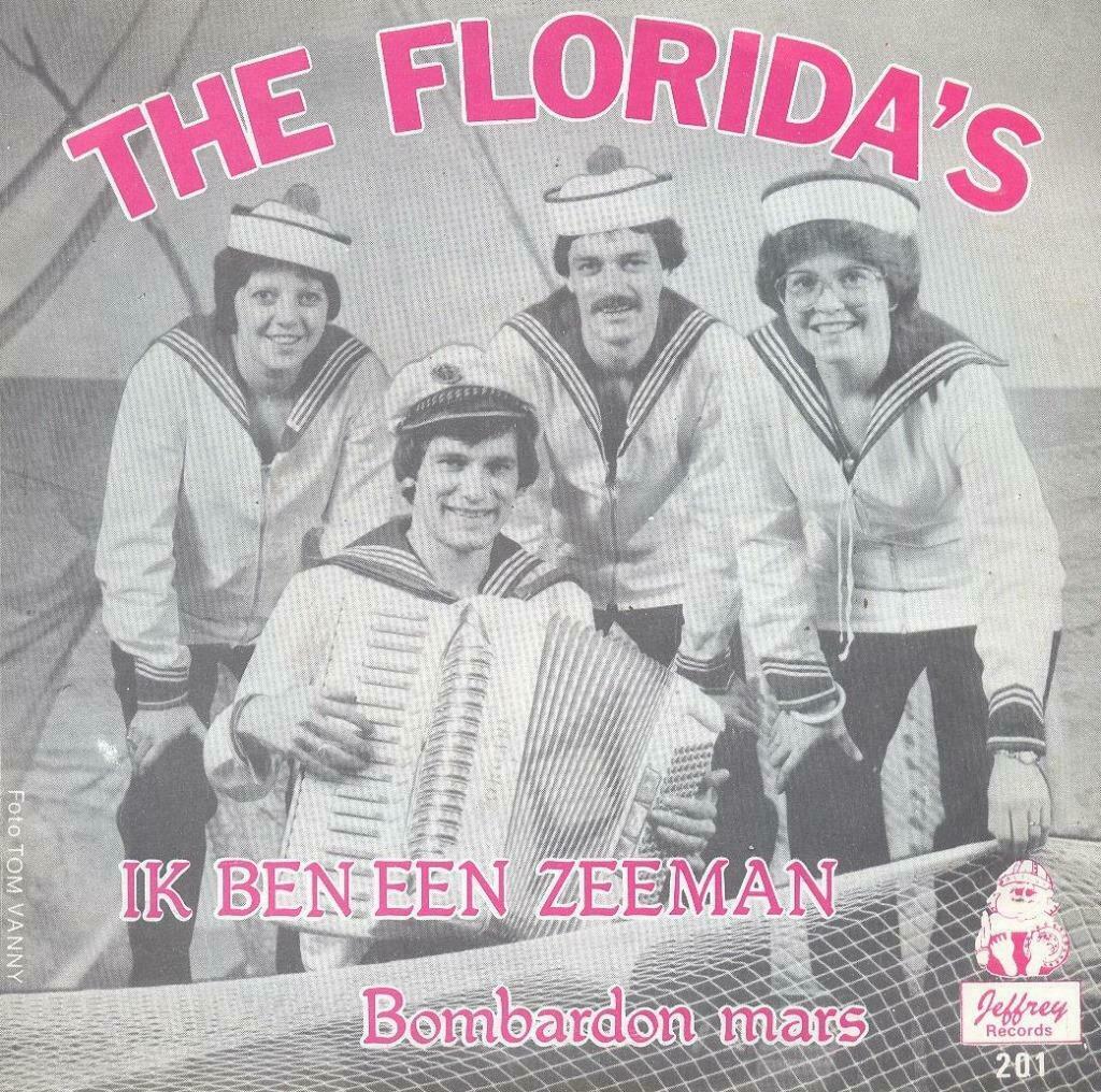 The Florida’s – Ik ben een zeeman / Bombardon mars – Single, Enlèvement ou Envoi, Utilisé, En néerlandais
