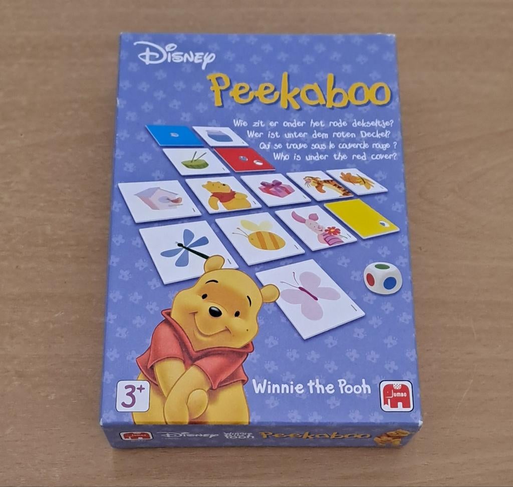 Peekaboo spel ( Winnie the pooh)
Nieuw, Hobby en Vrije tijd, Een of twee spelers, Ophalen of Verzenden, Nieuw, Jumbo