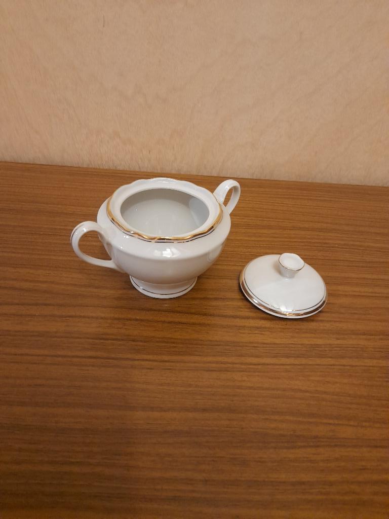 Sucrier en porcelaine Ćmielów Made in Pologne, comme neuf, Antiek en Kunst, Antiek | Porselein, Ophalen