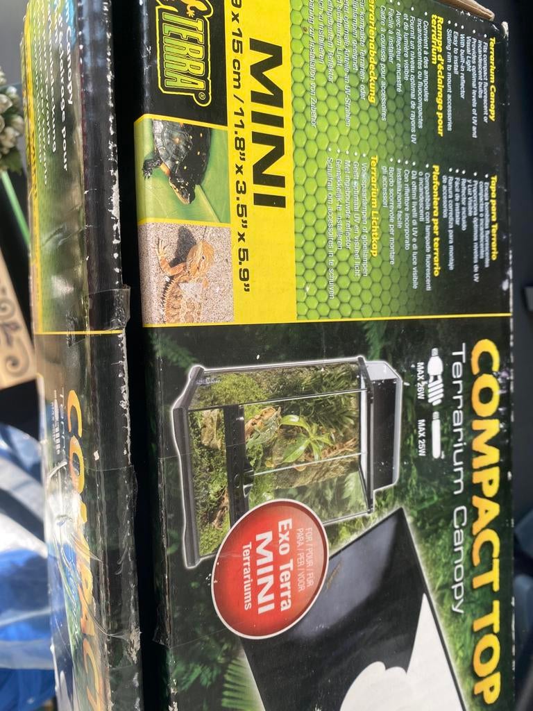 Terrarium lichtkap., Enlèvement, Utilisé