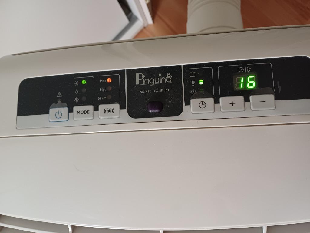 Airco DELONGHI PAC N90 ECO SILENT PINGUINO, Ophalen, Timer, 3 snelheden of meer, Zo goed als nieuw