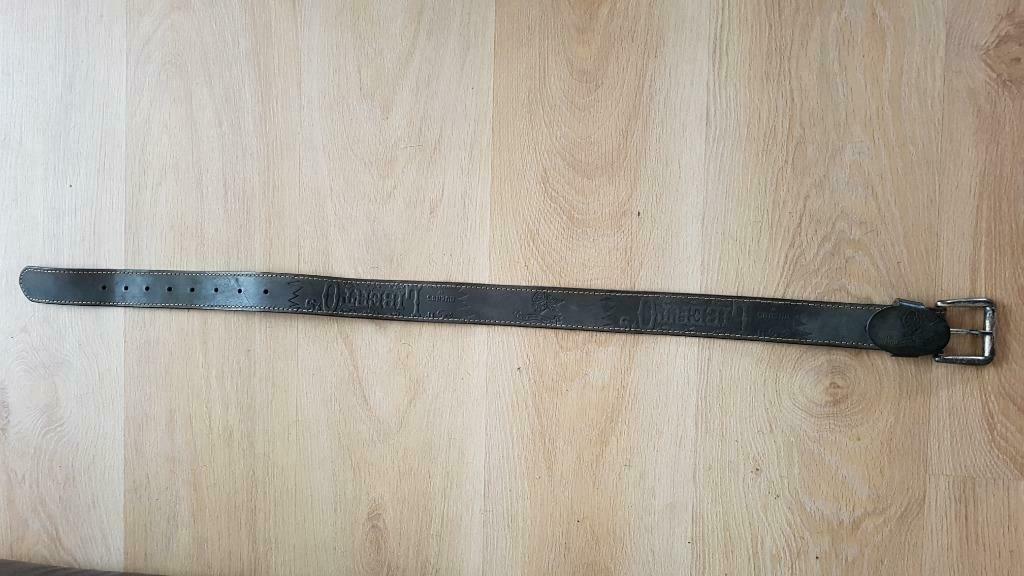 broeksriemen, Ophalen of Verzenden, Gedragen, Zwart, 90 tot 100 cm