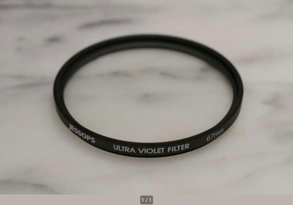 Filtre UV Jessops 67 mm, TV, Hi-fi & Vidéo, Photo | Filtres, Enlèvement ou Envoi, 60 à 70 mm, Autres marques, Filtre UV