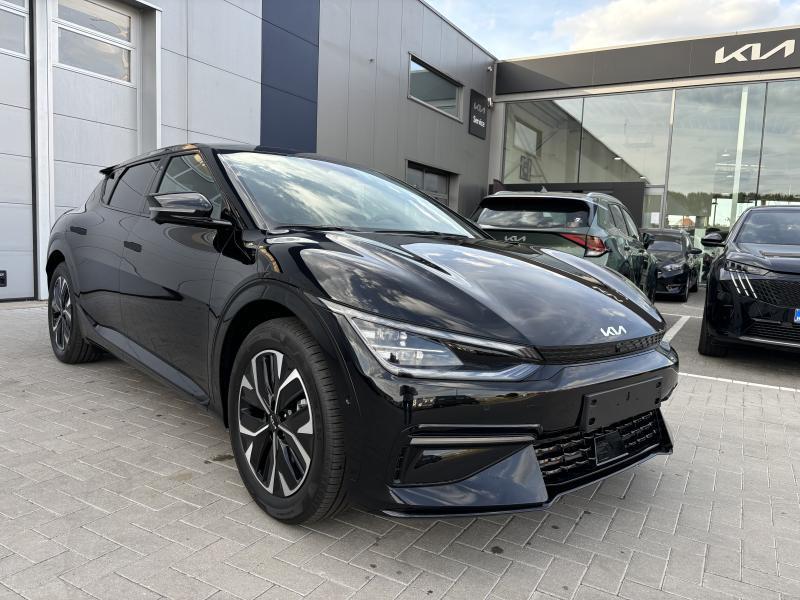 Kia EV6 Garantie tot 2032, Auto's, Kia, Automaat, Zwart, Zwart, Elektrisch