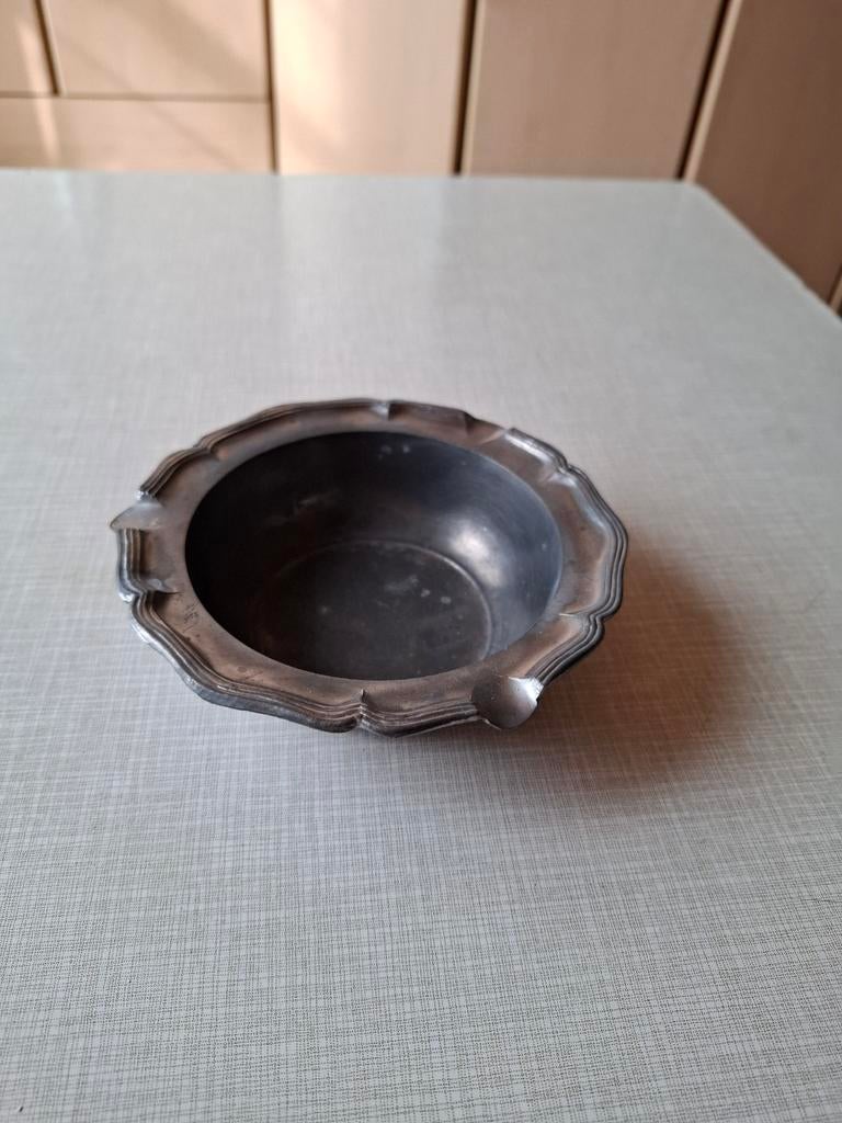 Asbak in Tin, Ophalen of Verzenden