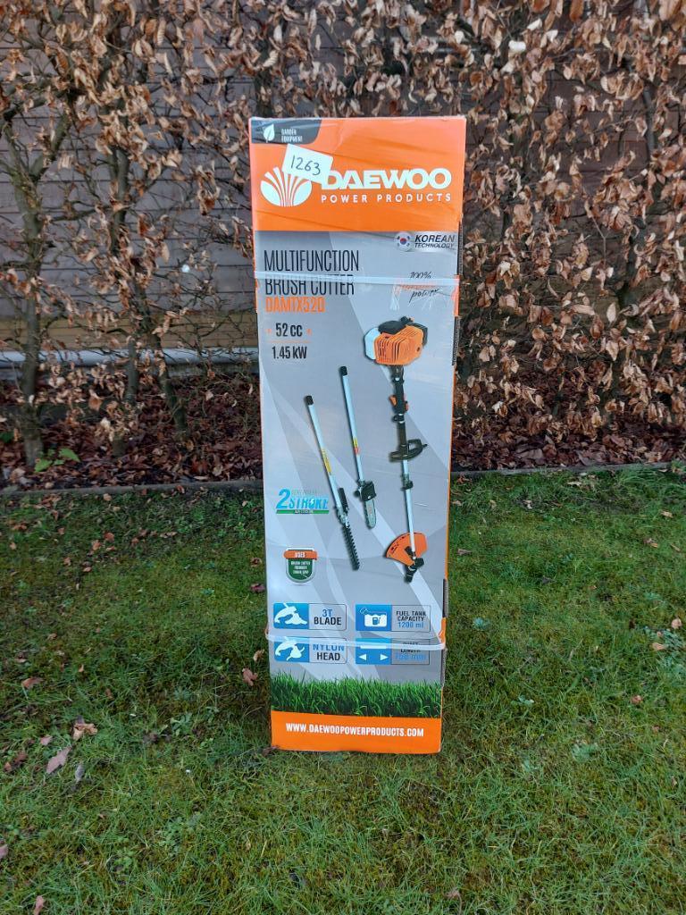 Daewoo Multifunctionele Heggeschaar/boomzaag....., Tuin en Terras, Ophalen, Nieuw, Benzine