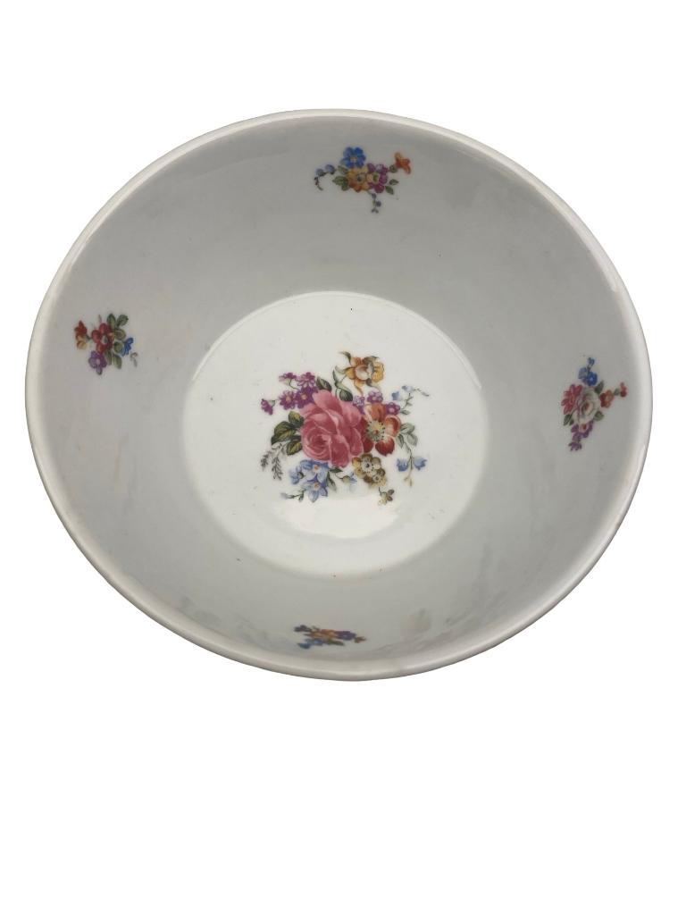 Bol Vieux Paris porcelaine décor floral et lion doré XIXe, Enlèvement ou Envoi