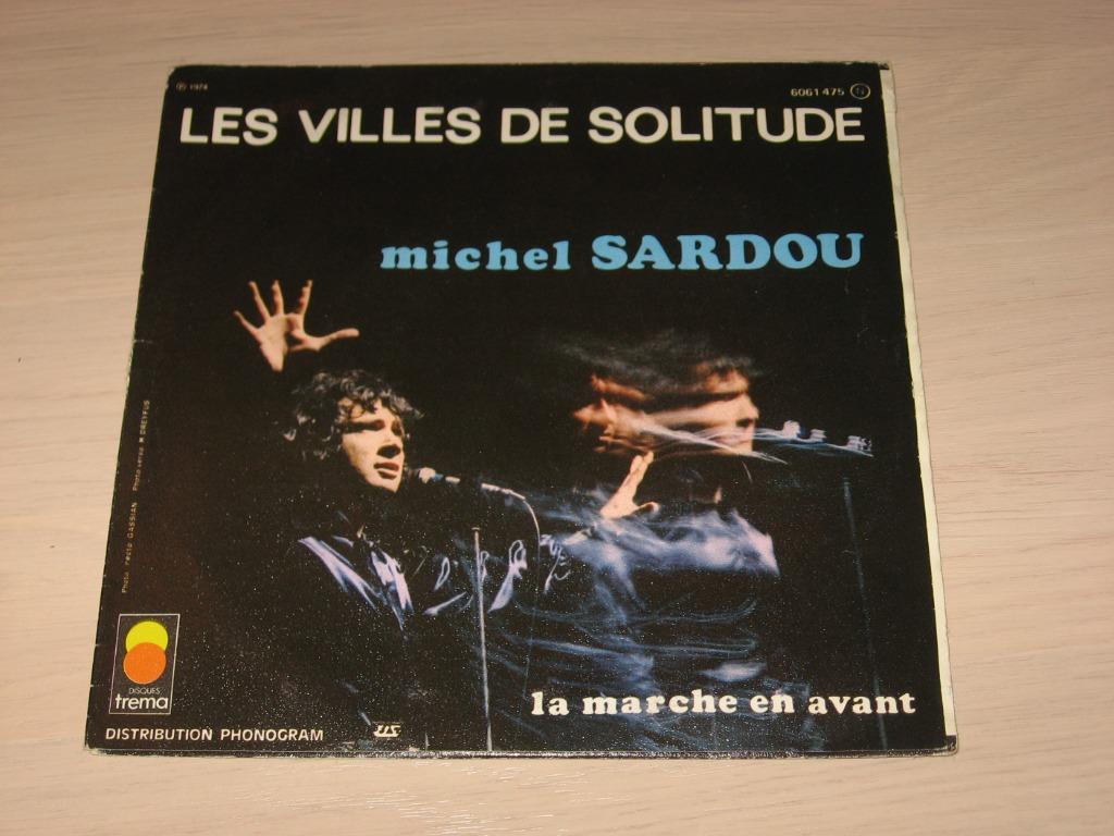Disque vinyl 45 tours michel sardou la marche en avant, Enlèvement ou Envoi, Comme neuf