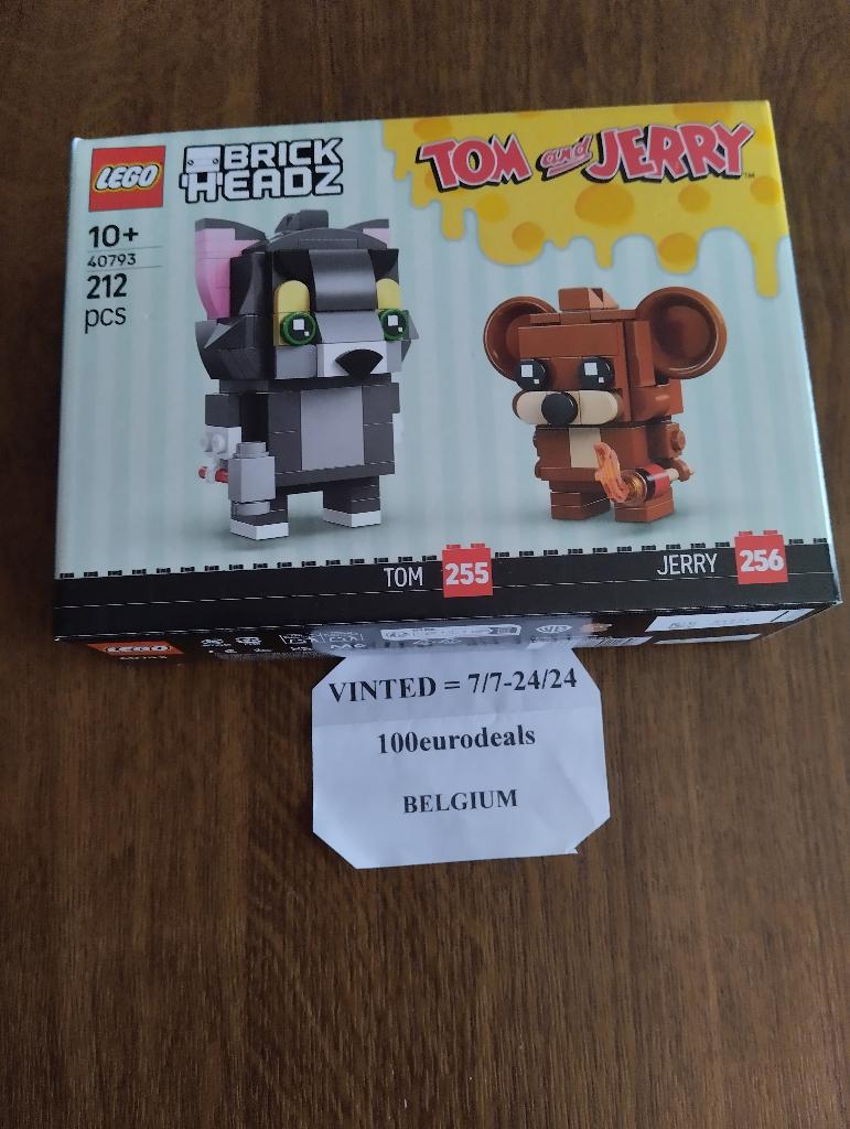 LEGO BrickHeadz 40793 -Tom en Jerry figuren -nieuw-verzegeld, Verzenden, BrickHeadz, Lego, Nieuw