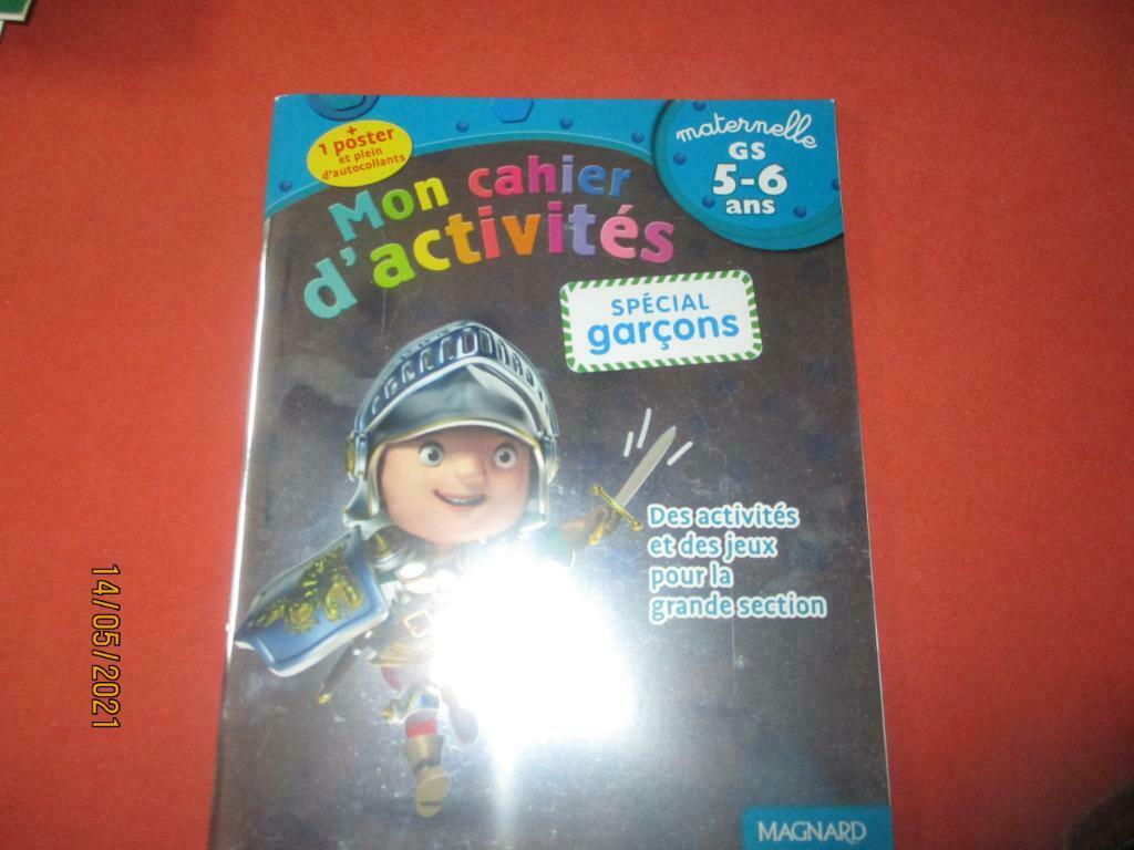 MON CAHIER D'ACTIVITES. 5-6 ANS., Enlèvement ou Envoi, Comme neuf, Primaire