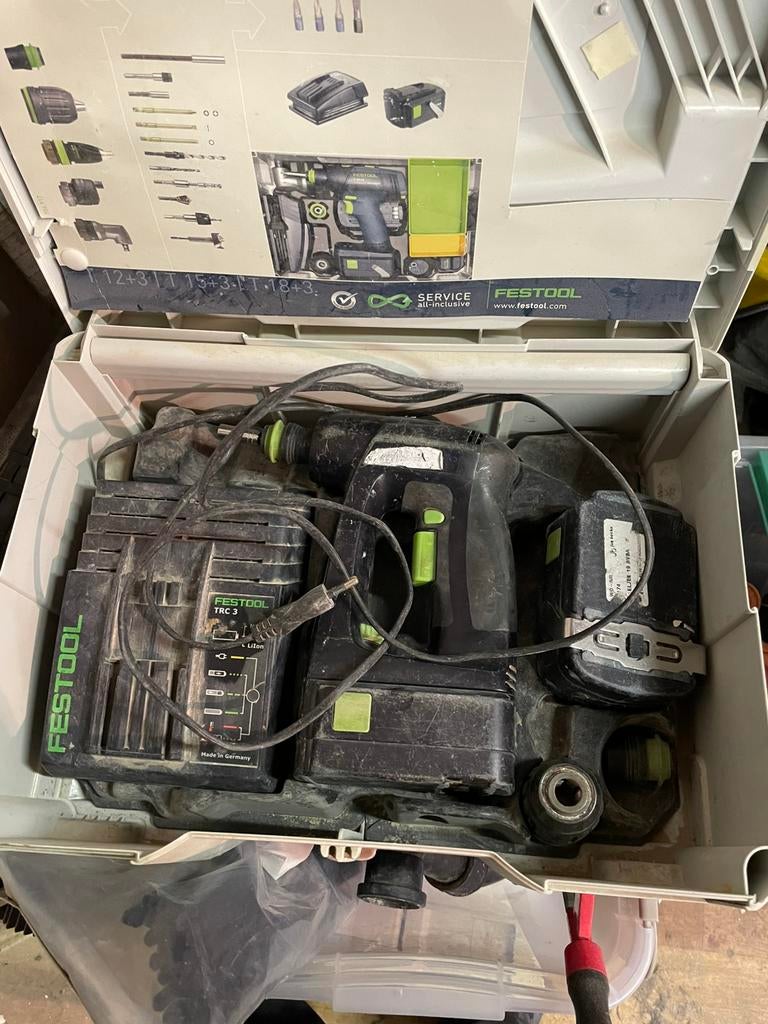 Festool schroef machine, Doe-het-zelf en Bouw, Gereedschap | Boormachines, Ophalen, Gebruikt, Boor- en Schroefmachine