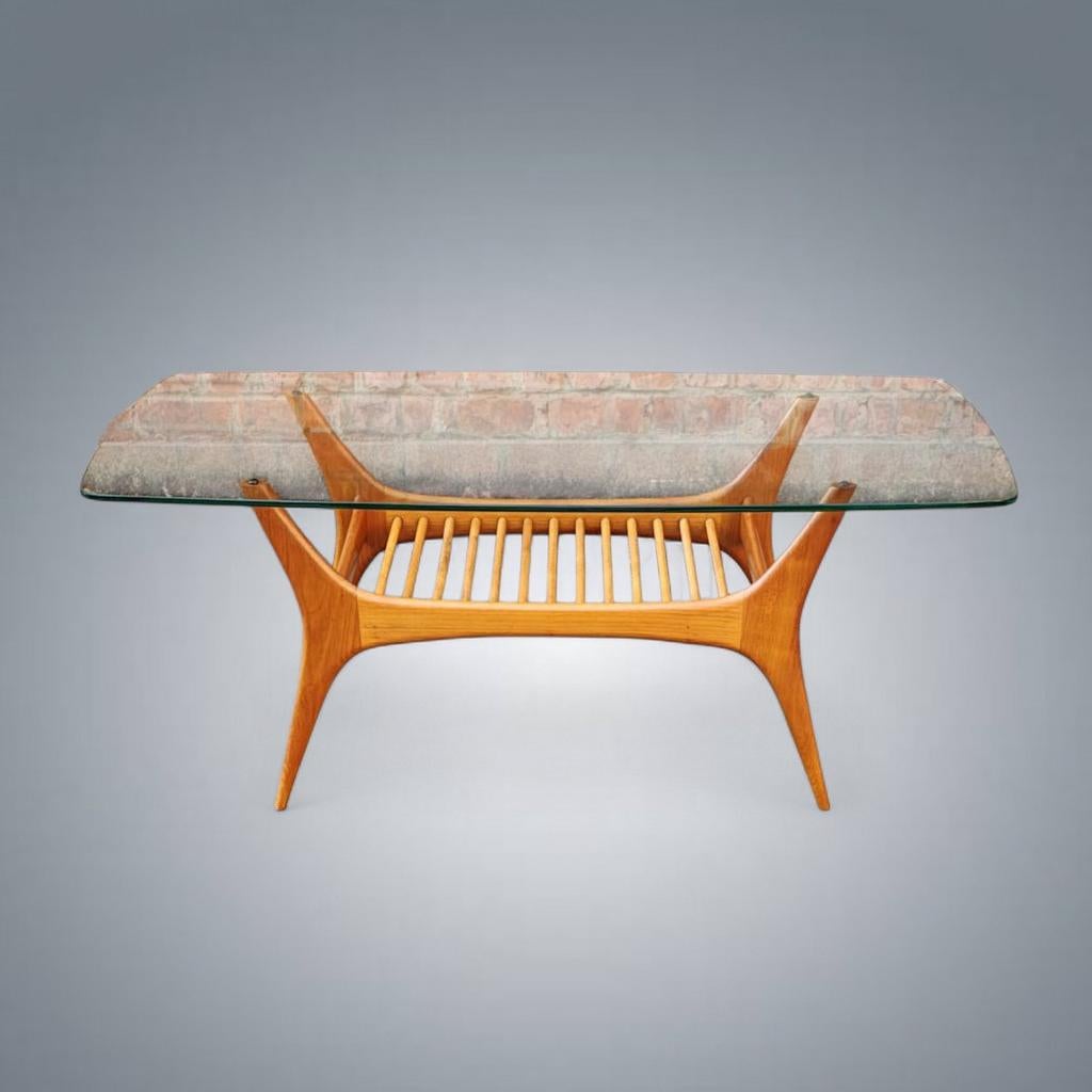 Alfred Hendrickx Belform Mod 208 Vintage salontafel uit de j, Ophalen