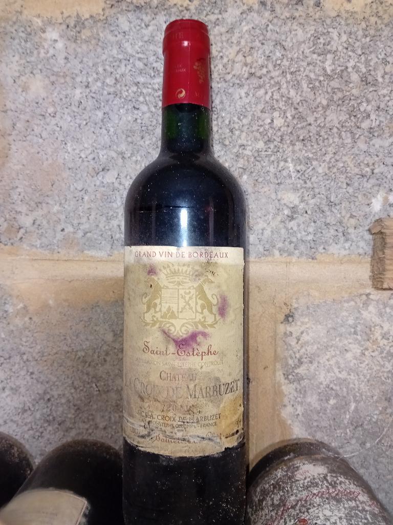 Rode wijn Château La Croix de Marbuzet Saint-Estephe 2011, Verzamelen, Ophalen, Frankrijk, Nieuw, Rode wijn