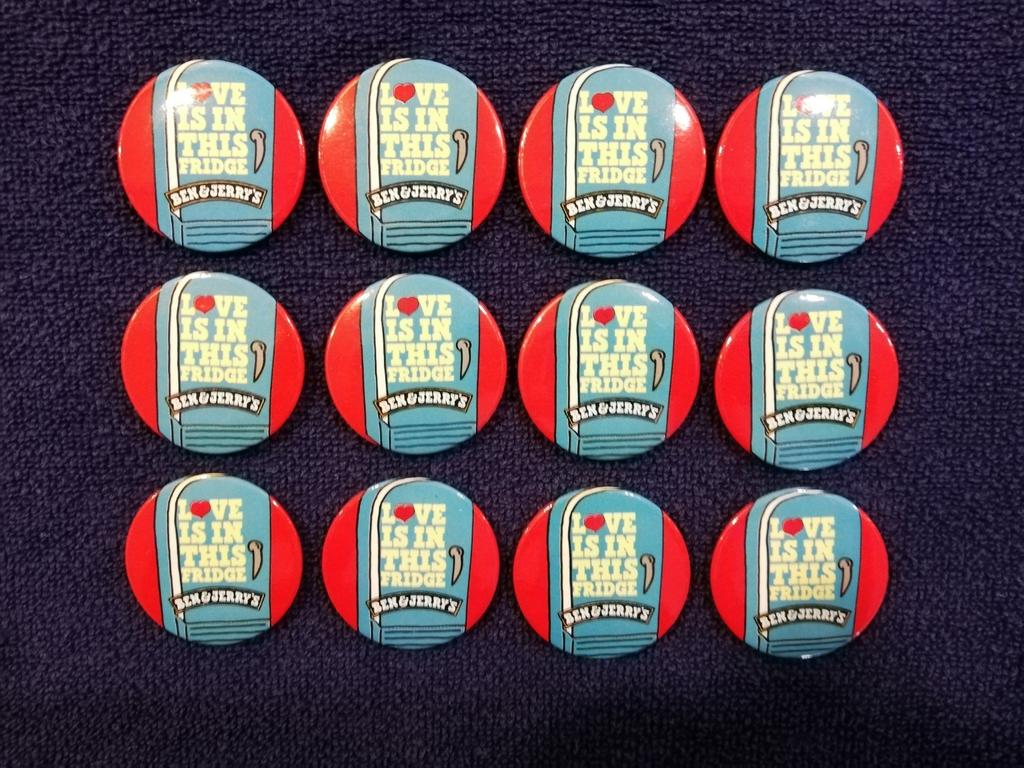 Les aimants de Ben & Jerry., Collections, Enlèvement ou Envoi, Comme neuf, Ustensile
