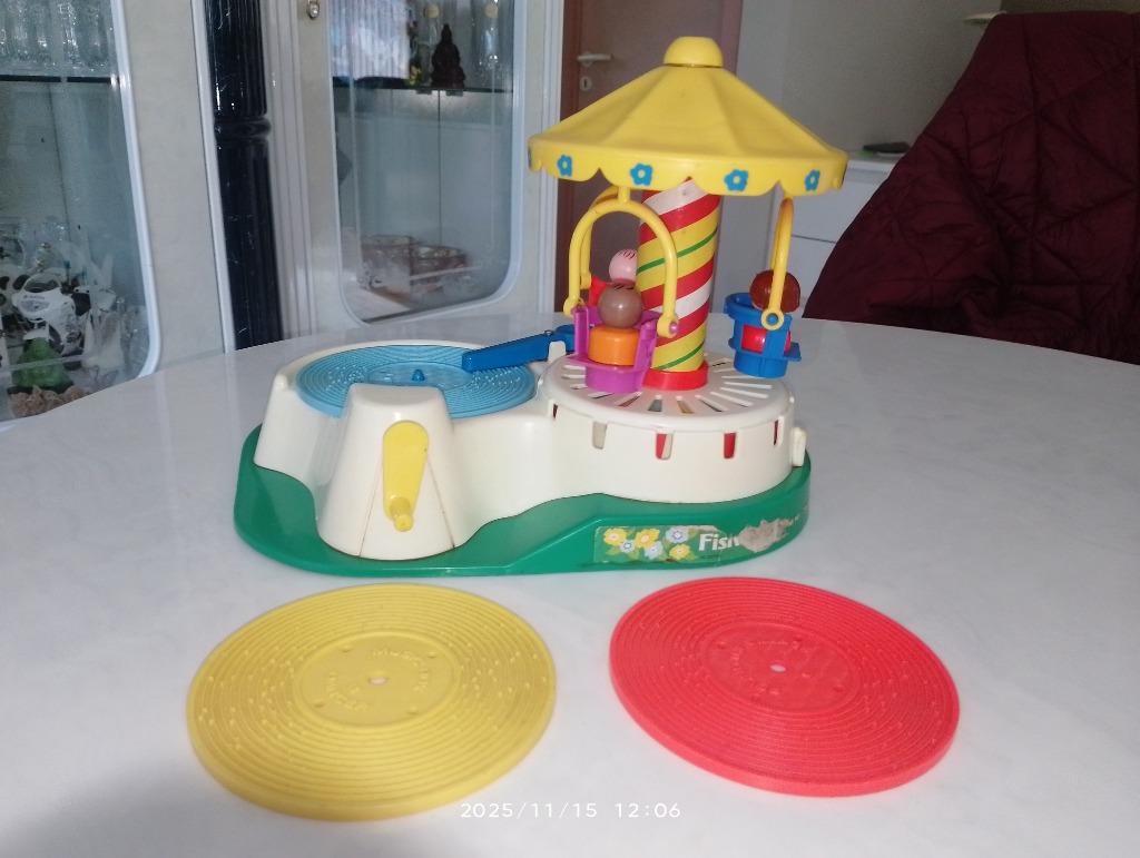 Fisher-Price Carnival, vintage avec musique sans batterie, Enlèvement ou Envoi, Comme neuf, Set de jeu, Sonore
