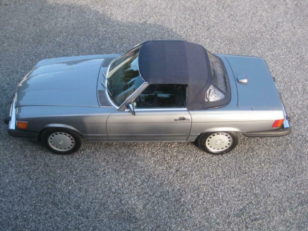 Mercedes SL 560 Cabrio 87 Pearl Grey Metallic 4 zit +Carfax, foto 5