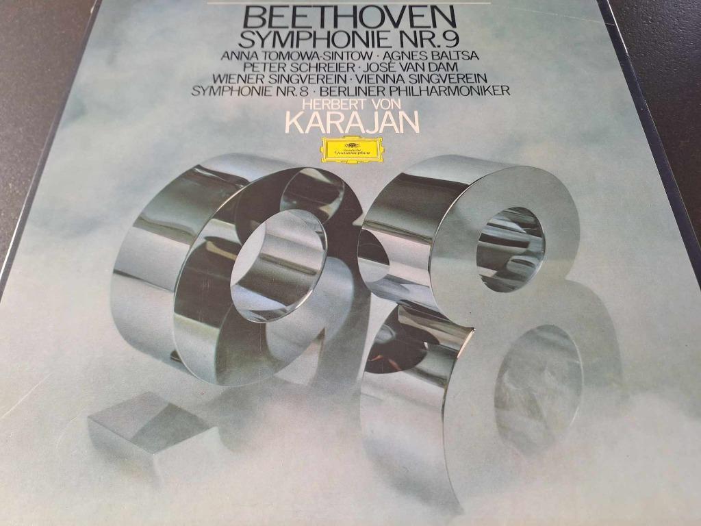 Beethoven / Karajan - Symphonie No. 8 Box 2 x Lp's Vinyl, Ophalen of Verzenden, Romantiek, 12 inch, Kamermuziek