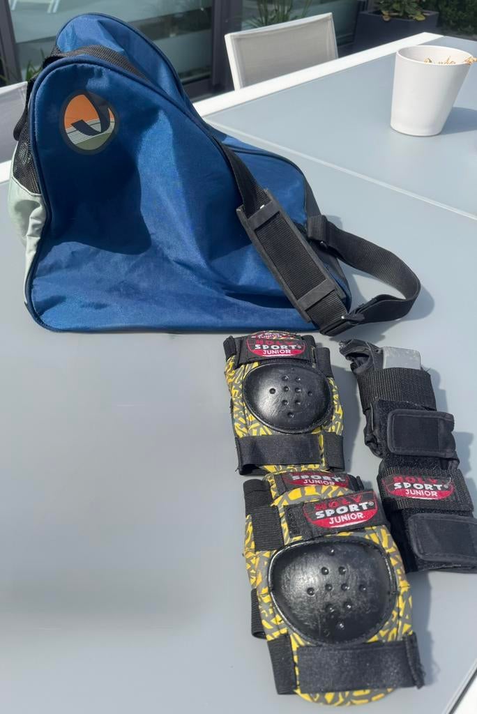 Skeeler Sportzak + bescherming kind - XS, Sport en Fitness, Skeelers, Zo goed als nieuw, Bescherming, Kinderen, Ophalen of Verzenden
