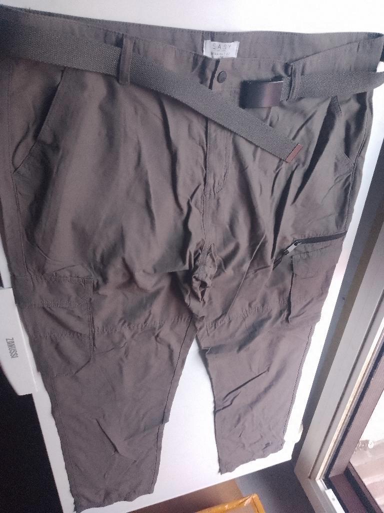 XL 40R easy straight fit zomerbroek + riem cargo nieuwstaat, Verzenden, Nieuw, Maat 56/58 (XL), Easy