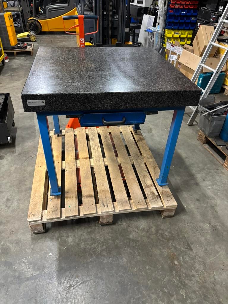 Granieten meettafel precisietafel vlaktafel vlakplaat, Ophalen, Zo goed als nieuw