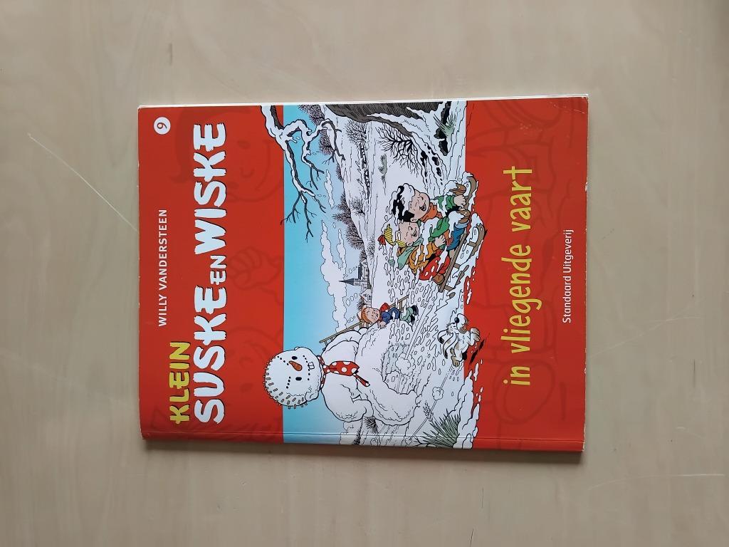 Strip Klein Suske & Wiske nr 9 In vliegende vaart, Ophalen of Verzenden