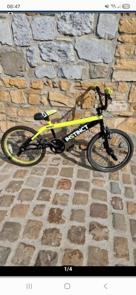 Vélo BMX, Vélos & Vélomoteurs, Enlèvement, Utilisé, Instinct, Repose-pieds