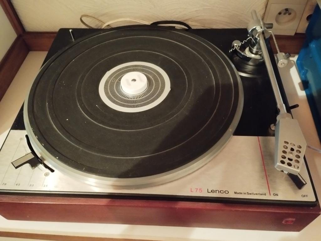 Platine lenco L 75, Ophalen, Gebruikt, Platenspeler, Overige merken