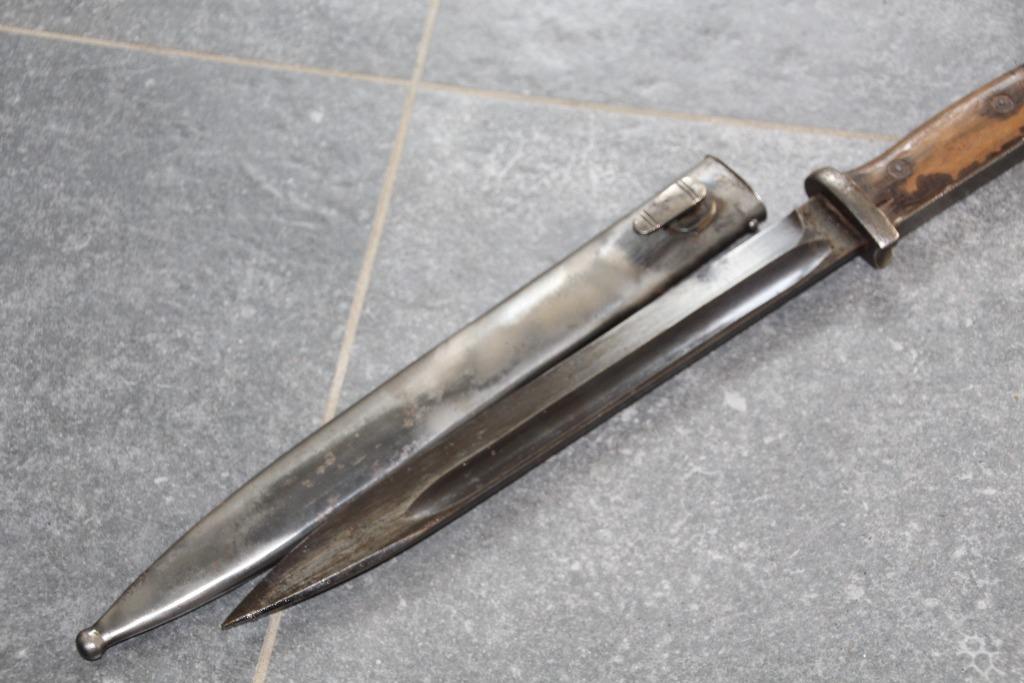 WW2 Duitse Bajonet 98K, Verzamelen, Militaria | Tweede Wereldoorlog, Verzenden, Landmacht, Kleding of Schoenen