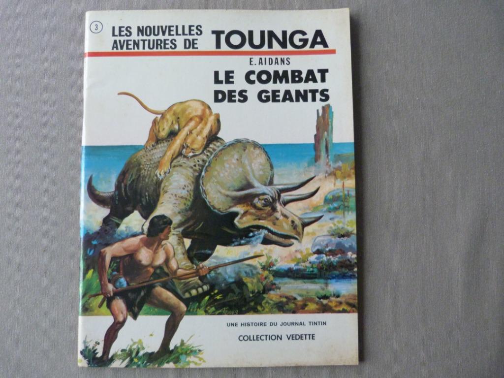 Les Nouvelles Aventures De Tounga N3 : Le Combat Des Géants, Livres, E. Aidans, Enlèvement ou Envoi, Une BD, Utilisé